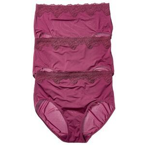 Le Mystere Womens  3Pk Lace Allure Micro Brief